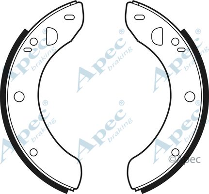 APEC BRAKING Piduriklotside komplekt SHU172